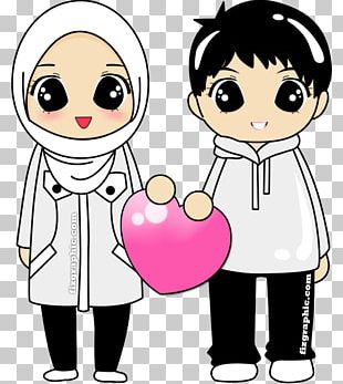 Paling Inspiratif Gambar Pengantin Kartun Muslimah Png Panicon Streets