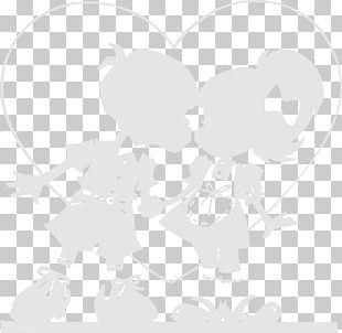 Valentine's Day Visual Arts Black And White PNG