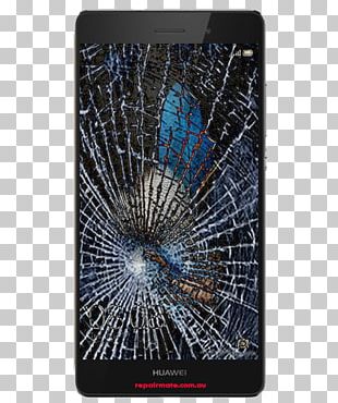 IPhone 6S Crack Screen Prank Smartphone PNG