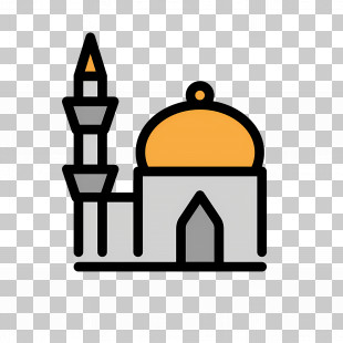 Mosque Emoji - Mosque Icon With Dome PNG