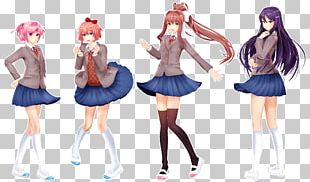 Doki Doki Literature Club! Team Salvato VRChat Protagonist PNG