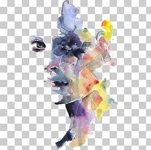 Watercolor Painting Portrait Drawing Work Of Art PNG, Clipart, Acrylic ...