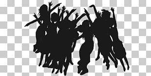 Silhouette Carnival Black And White PNG