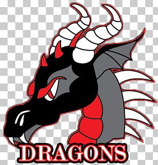 Druid Hills The Paideia School Dragon Mascot PNG
