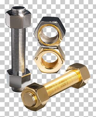 Nut Threaded Fastener Threaded Rod Bolt PNG