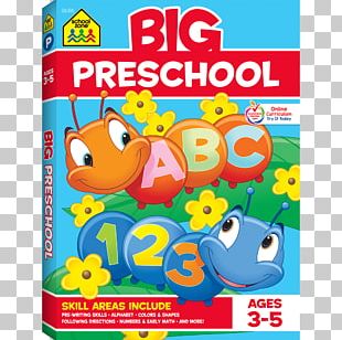 Big Preschool Big Kindergarten Workbook Pre-school Education School Zone PNG