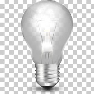 Incandescent Light Bulb Lighting Icon PNG