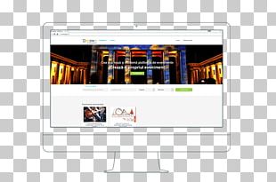 Display Device Brandenburg Gate Display Advertising Multimedia PNG