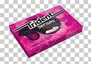 Chewing Gum Trident Berry Flavor Peppermint PNG