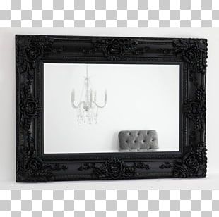 Mirror Light Silvering Glass Frames PNG