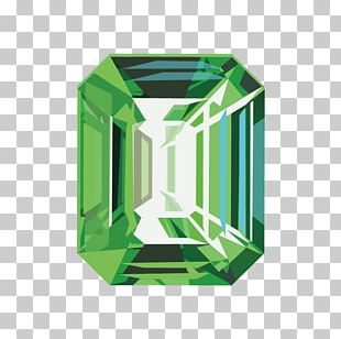 Emerald Diamond Color Gemstone PNG
