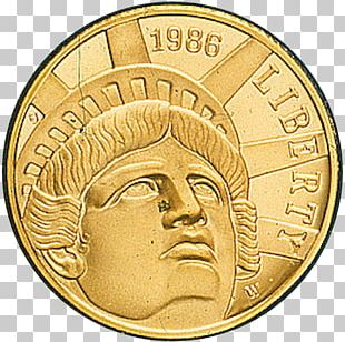 Gold Coin Statue Of Liberty Gold Coin Dollar Coin PNG