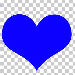 Heart Navy Blue PNG