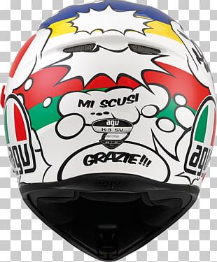 Motorcycle Helmets AGV Sports Group AGV K3 SV Comic Helmet PNG