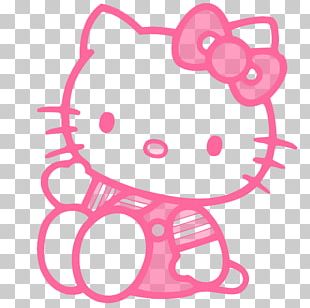 Free: Hello Kitty unwrapping gift, Hello Kitty Drawing Sanrio ディアダニエル, hello  kitty art transparent background PNG clipart 