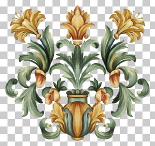 Vintage - Vintage Floral Design PNG