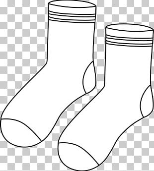 Sock Black And White PNG, Clipart, Black And White, Cartoon, Clothing ...