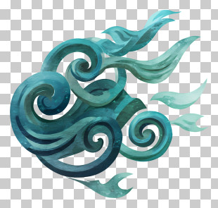 Windy Weather - Abstract Wind Illustration PNG