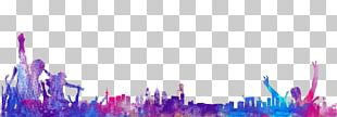 Silhouette Concert Poster PNG