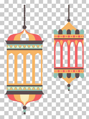 Decorative Lantern - Colorful Festive Lanterns For Decoration PNG