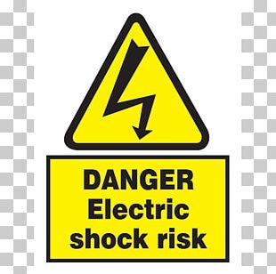 Warning Label Sign Electricity Hazard PNG