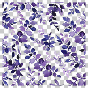Leaf Pattern - Purple Leaves Pattern PNG