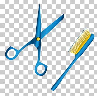 Comb Hairstyle Scissors Hair-cutting Shears PNG