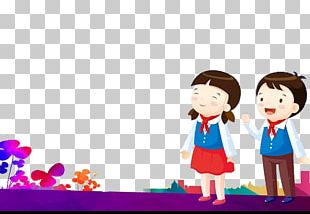 Child Red Scarf PNG