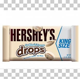 Hershey's Cookies 'n' Creme Drops Chocolate Bar White Chocolate Dairy Products PNG