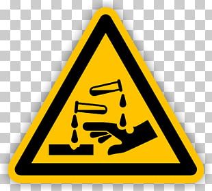 Corrosive Substance Hazard Symbol Sign Chemical Substance PNG