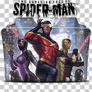 The Superior Foes Of Spider-Man Shocker Silvermane Beetle PNG