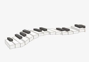 Cartoon Piano Keys PNG Images, CartoonCartoon Piano Keys PNG Images, Cartoon  