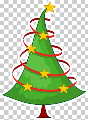 Christmas Tree Yılbaşı Ağacı Png - Christmas Gift Cartoon Png Download