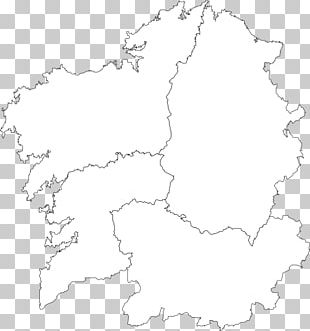 Blank Map Province Of Pontevedra Galician North PNG