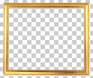Frames Gold Rectangle Stock Photography PNG