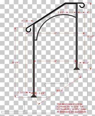 Handrail Stairs Wrought Iron Stair Riser Building Materials PNG
