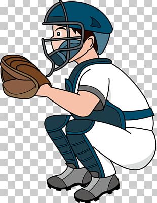 baseball catcher clipart