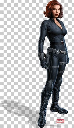 Scarlett Johansson Black Widow The Avengers Cosplay Costume PNG ...