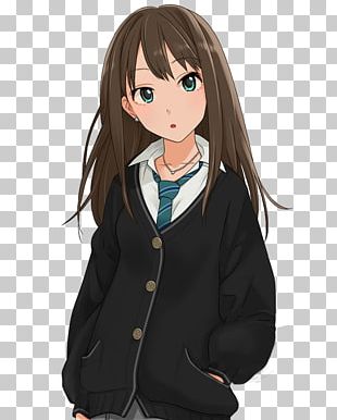 The Idolmaster Cinderella Girls Rin Shibuya Anime PNG, Clipart, Black ...