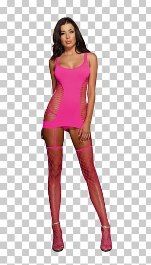 Dress Garter Bodystocking Fishnet PNG