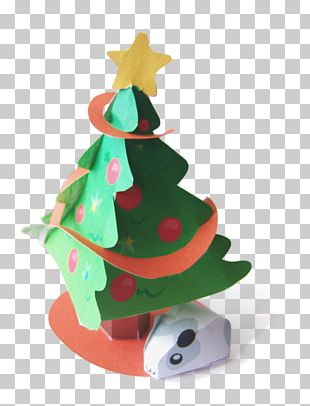 Paper Model Christmas Tree Paper Toys PNG