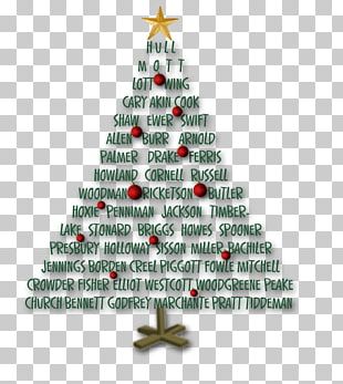 Christmas Tree Christmas Ornament Genealogy Family Tree PNG