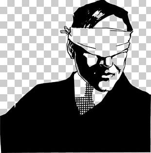 Person Blindfolded Drawing PNG