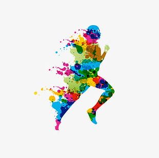 Color Running Man Png Images Color Running Man Clipart Free Download