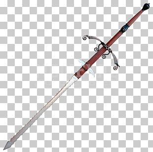 Flame-bladed Sword Weapon Basket-hilted Sword Knightly Sword PNG