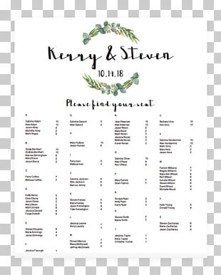 Green Wedding Table Setting Gum Trees PNG