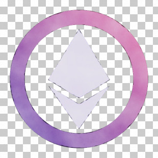 Purple Violet Circle Triangle Logo PNG