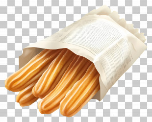 Churros - Churros In A Paper Bag PNG