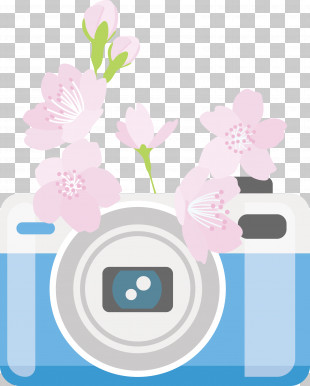 Camera Flower PNG