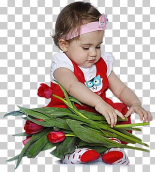 Child Infant Floral Design Drawing PNG